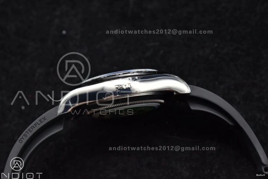 on Black Daytona Diamonds Best Edition Rubber 116519 Oysterflex Dial SA4130 BTF 1:1 Strap 1126